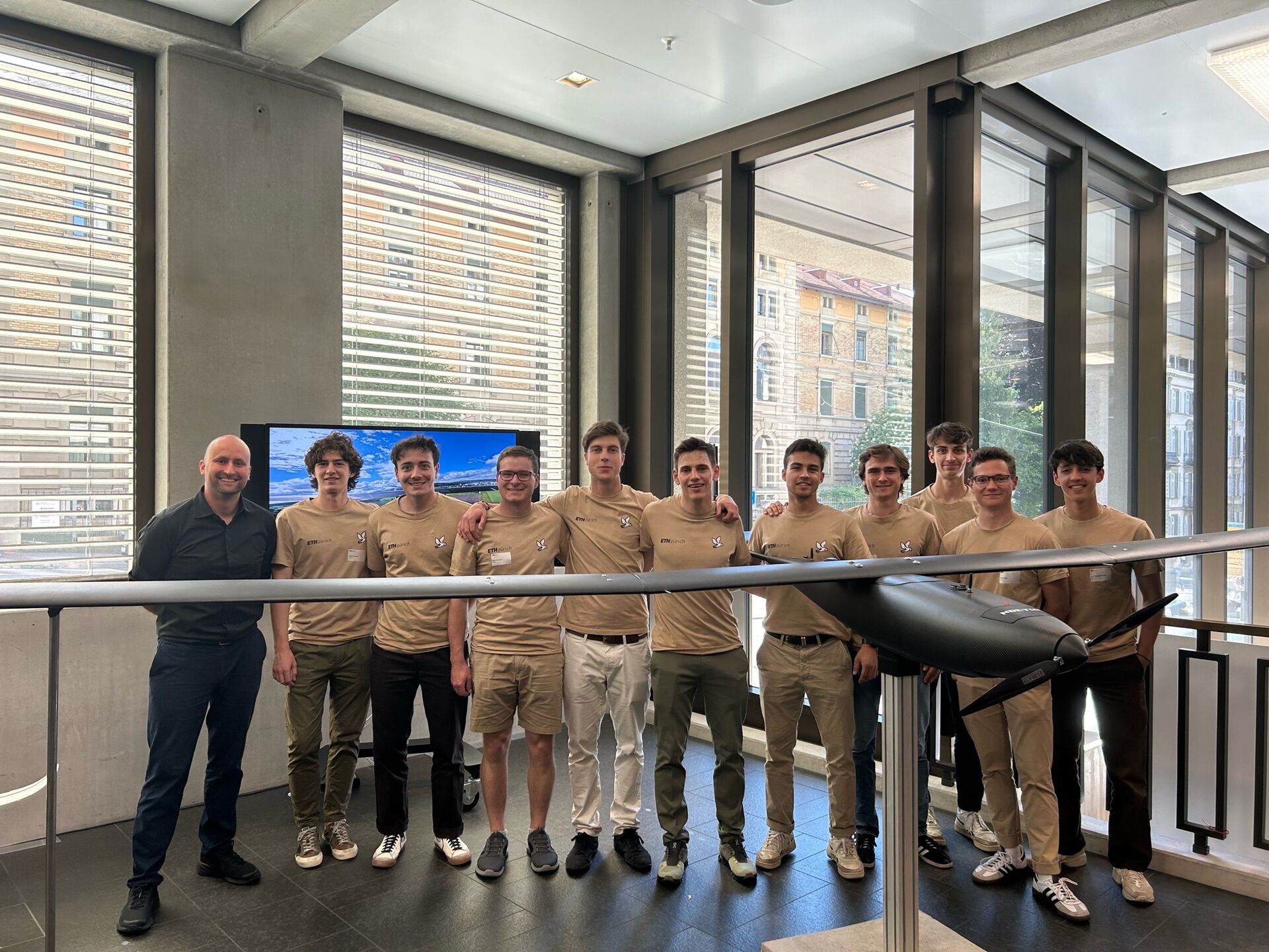 NOCTUA focus project team at rollout with the prototype